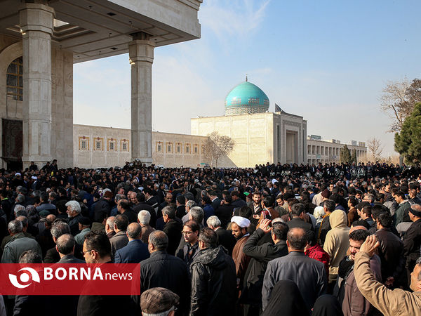 در حاشیه تدفین آیت الله هاشمی رفسنجانی - حرم مطهر امام خمینی(ره)