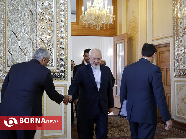 ملاقات جناب آقای دکتر ظریف با آقای پل گالاگر وزیر امور خارجه واتیکان