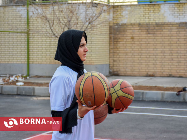 تمرینات تیم بسکتبال اکسیژن اراک