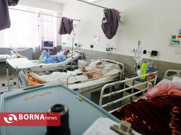 نبرد با کرونا بیمارستان نمازی شیراز