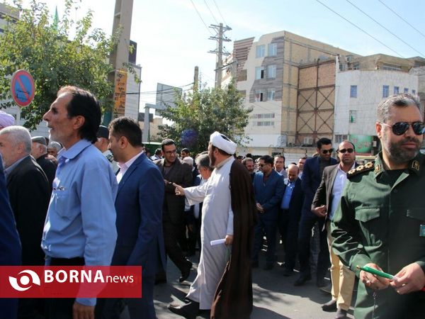 راهپیمایی روز ۱۳ آبان- شهرستان قدس