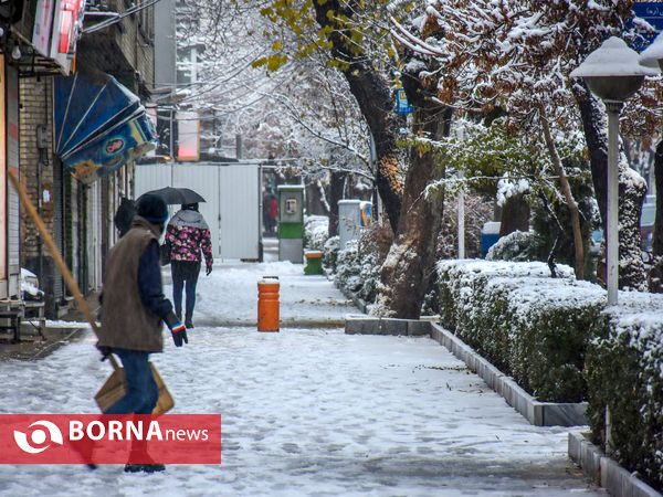 چهره زمستانی اراک در آخرین ماه پاییز