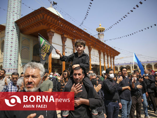 پیاده روی جاماندگان اربعین حسینی در شیراز