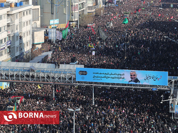 تشییع پیکر سردار شهید حاج قاسم سلیمانی در تهران