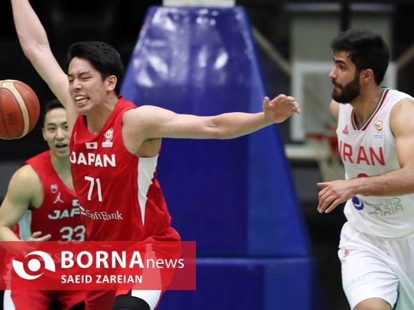 دیدار تیم های بسکتبال ایران - ژاپن