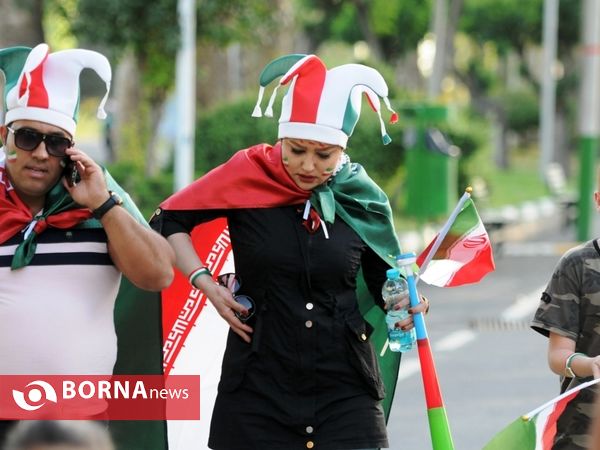 حاشیه های استادیوم آزادی پیش ازبازی ایران و پرتغال