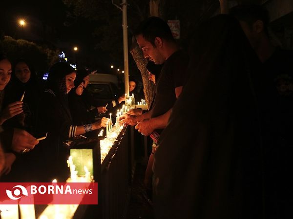 شام غریبان در محله گلوبندک تهران