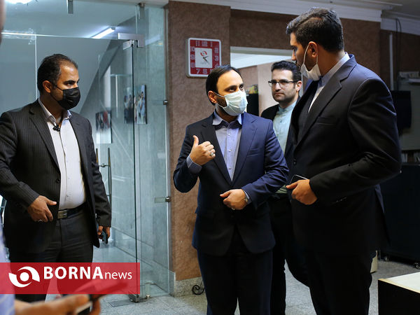 حضور سخنگوی دولت در خبرگزاری برنا