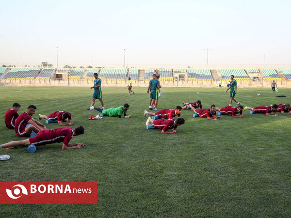 تمرین تیم فوتبال پرسپولیس تهران