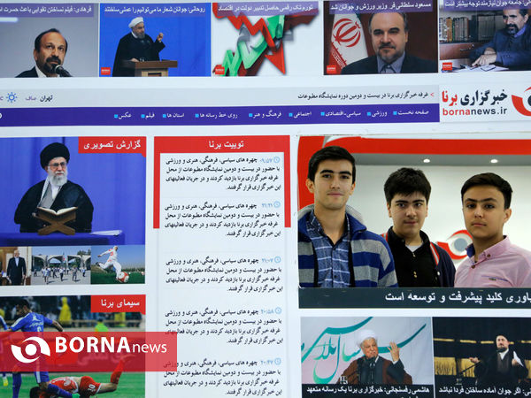 در حاشیه نمایشگاه مطبوعات "تیتر یک "