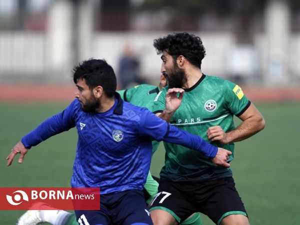 دیدار تیم های فوتبال گوهررود رشت  _ پارس بندر کیاشهر