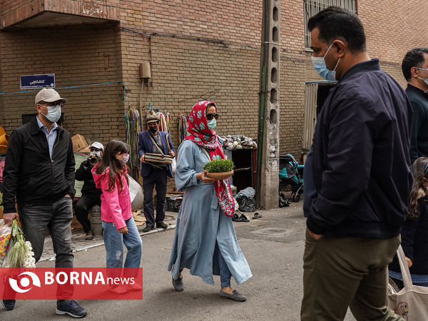 میدان تجریش تهران در آستانه سال نو
