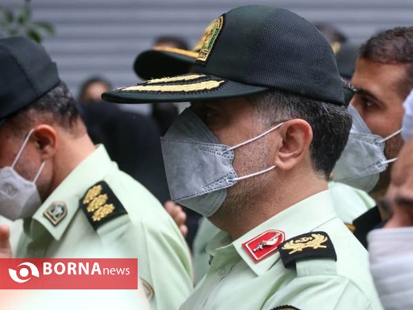 تشییع پیکر پاک دو شهید نیروی انتظامی در گیلان- لنگرود