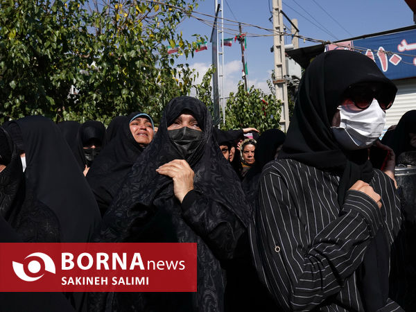 تشییع پیکر طلبه شهید آرمان علی‌وردی