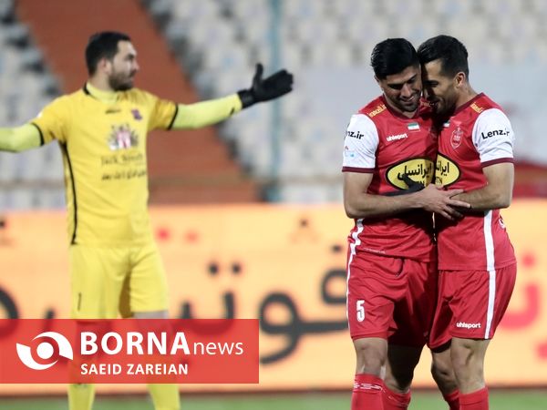 دیدار تیم های پرسپولیس تهران - نساجی مازندران