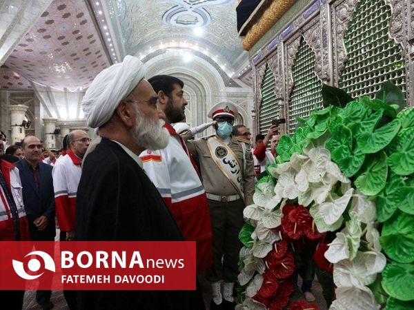 تجدید میثاق هلال احمری ها با امام خمینی(ره) و شهدا