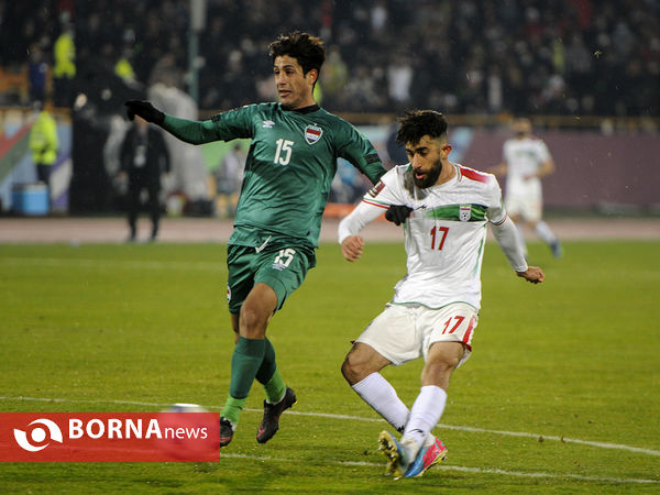 دیدار تیم های فوتبال ایران - عراق