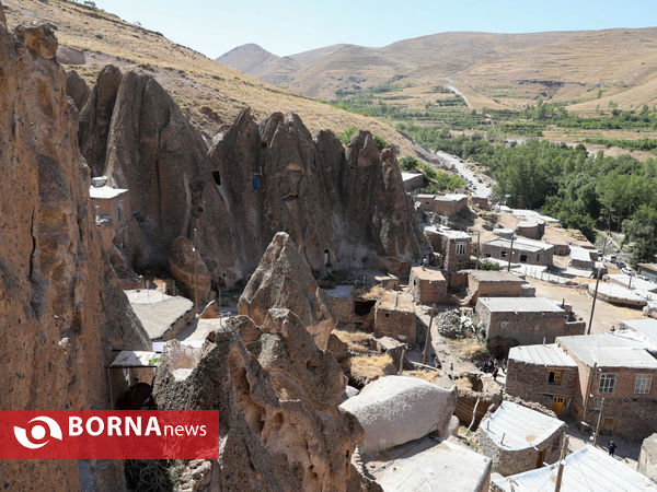 مسابقات دوچرخه سواری تریال در روستای تاریخی کندوان