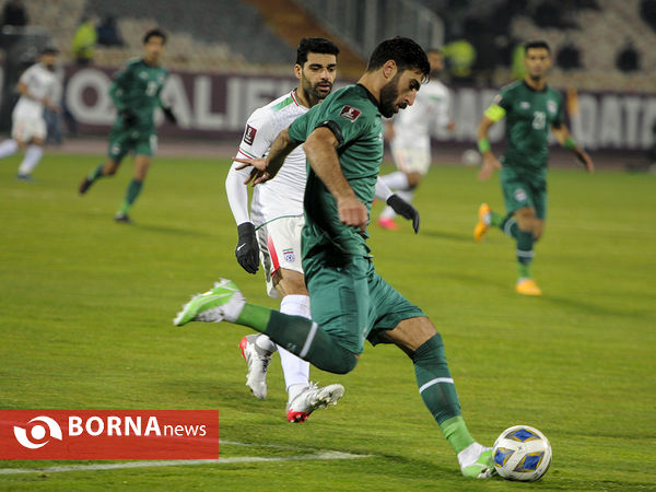 دیدار تیم های فوتبال ایران - عراق