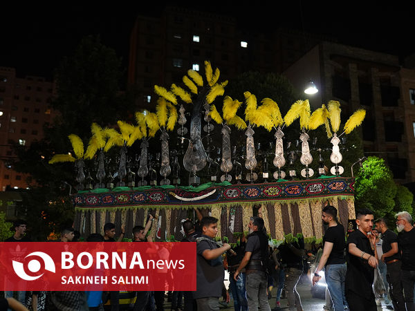 عزاداری شب عاشورا - محله شیان 