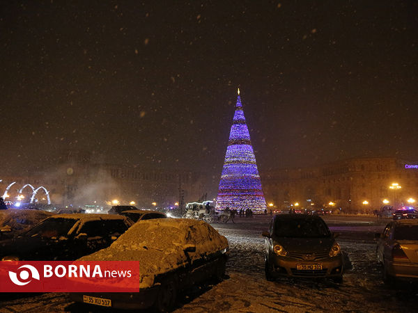 حال و هوای سال نو میلادی در ارمنستان