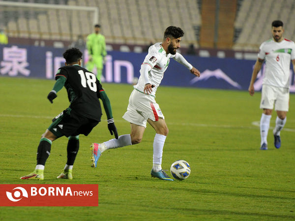 دیدار تیم های فوتبال ایران - امارات