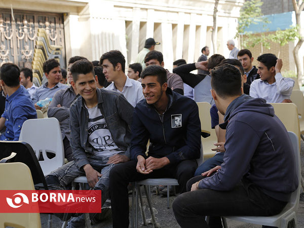 مراسم گلباران محل شهادت استاد مطهری