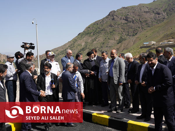 افتتاح قطعه دوم آزاد راه تهران-شمال