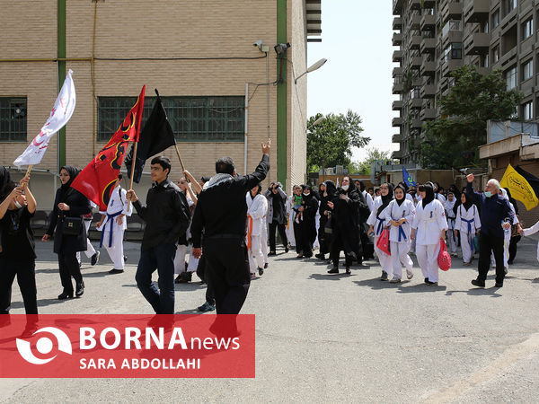 مراسم عزاداری حسینی در مجموعه ورزشی کبکانیان