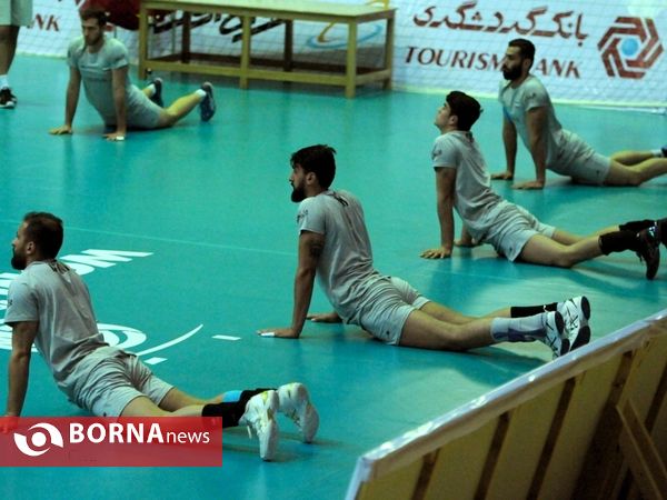 تمرینات تیم ملی والیبال ایران