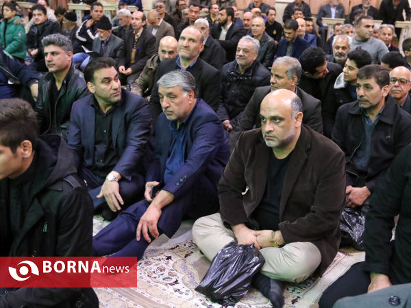 مراسم ختم پدر علیرضا دبیر