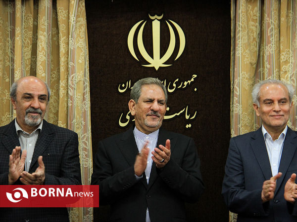 دیدار اعضای تیم ملی فوتسال با معاون اول رئیس جمهوری