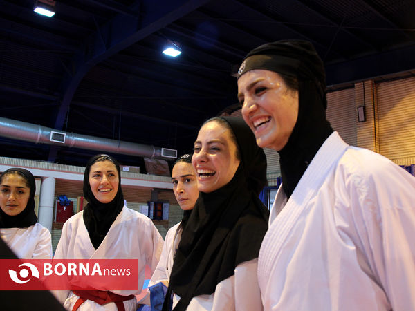 تمرین تیم ملی کاراته بانوان