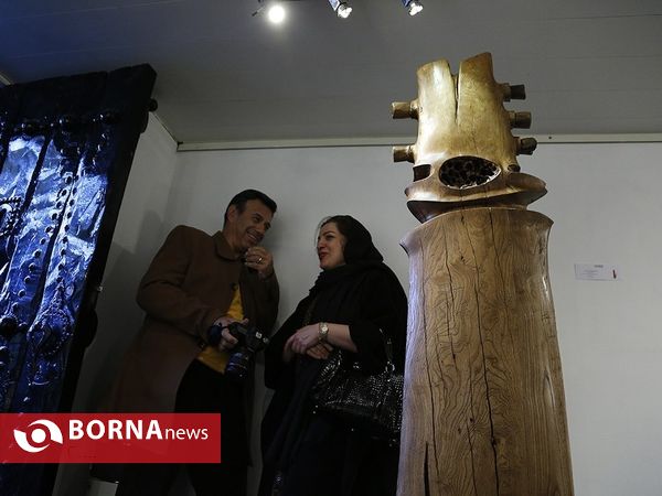 افتتاح نمایشگاه «اندر میانم پیچ پیچ»