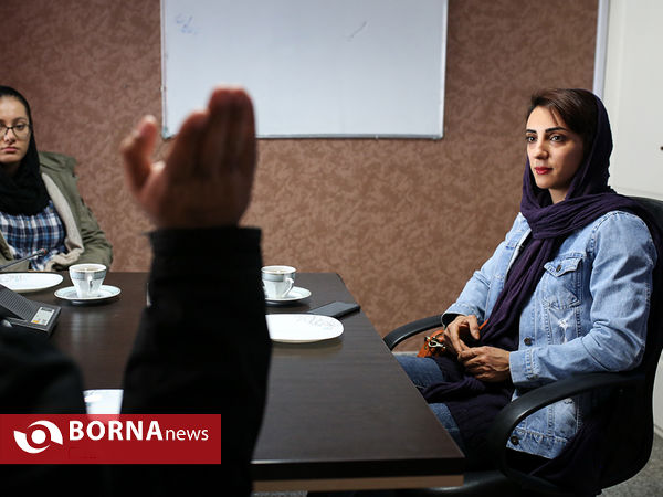 حضور " الناز رکابی " در خبرگزاری برنا