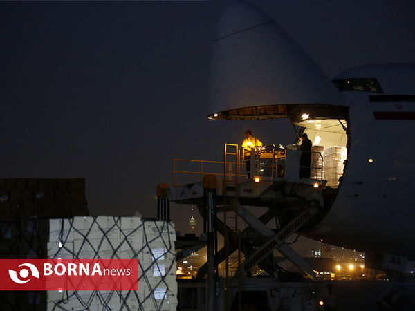 ارسال محموله بشر دوستانه جمعیت هلال احمر به افغانستان