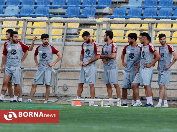 تمرین تیم فوتبال پرسپولیس تهران