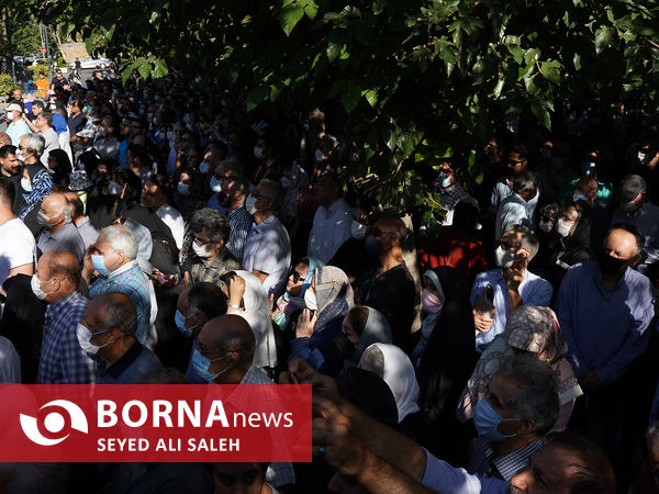 تشییع پیکر هوشنگ ابتهاج (سایه )