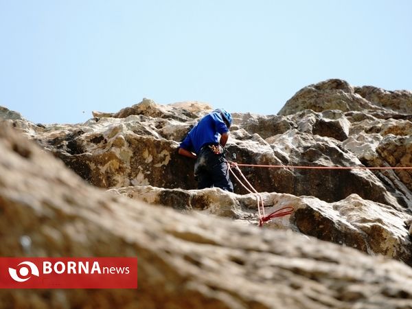 صخره نوردی در منطقه تنگه وردیج- غرب تهران