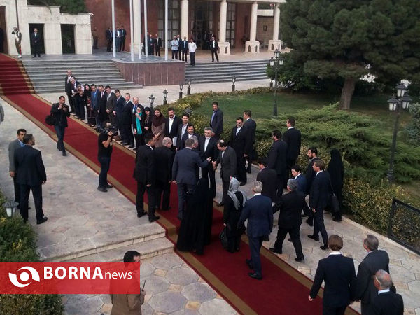 ورود رئیس جمهوری اتریش  به تهران