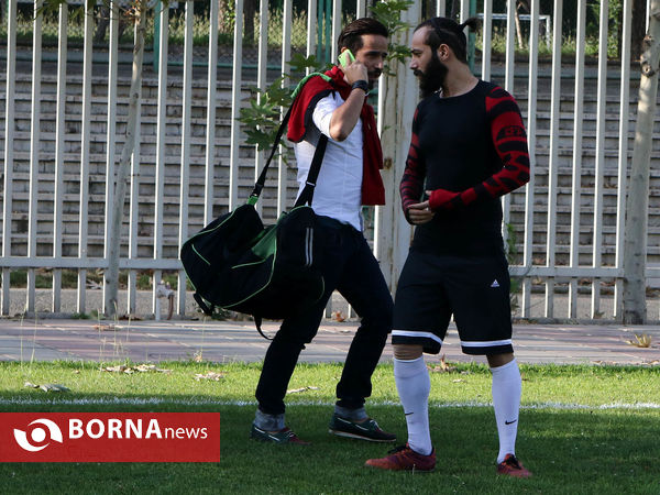 تمرین تیم فوتبال ستارگان ایران