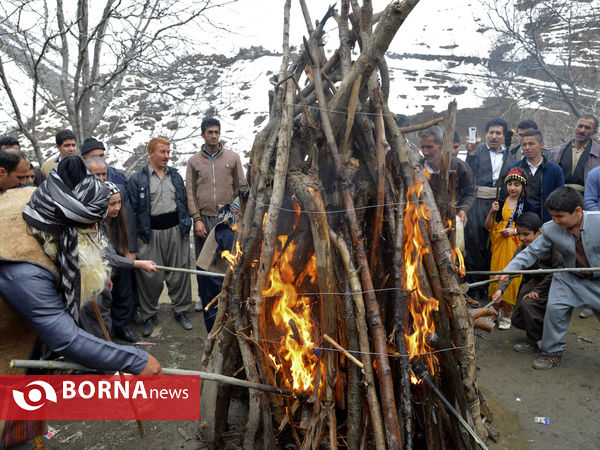 جشن نوروز در روستای شیان سنندج