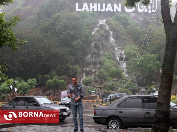 بارش باران در تابستان _ لاهیجان