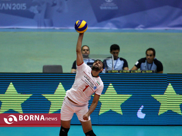 دیدار والیبال ایران - تایلند قهرمانی آسیا