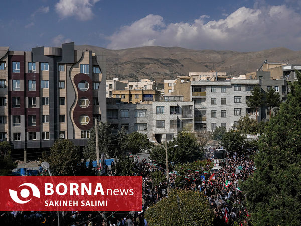 تشییع پیکر طلبه شهید آرمان علی‌وردی