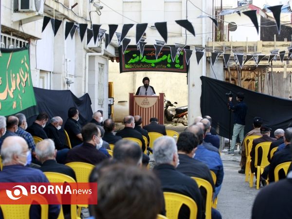 مراسم عزاداری بازاریان لاهیجان