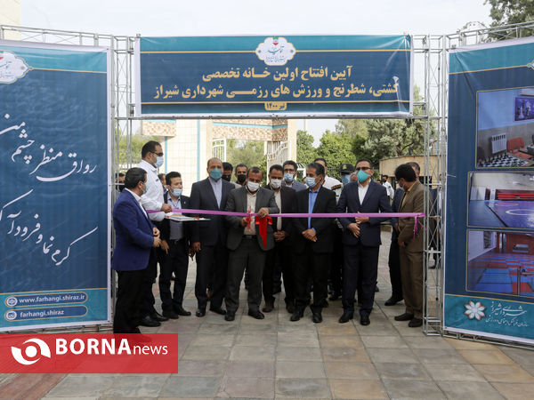 افتتاح پروژه های ورزشی و فرهنگی شهرداری شیراز