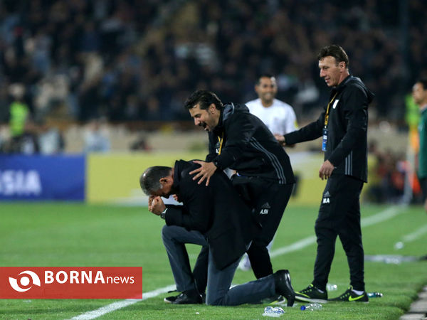 در حاشیه دیدار تیمهای  فوتبال ایران - کره جنوبی