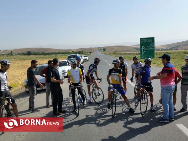 مسابقه دوچرخه سواری پیشکسوتان لرستان دربروجرد