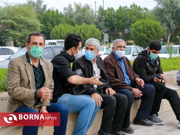 رونمایی از سردیس سردار سلیمانی در آبادان